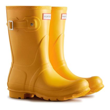 Hunter Wellingtons - Yellow - WFS1000RMARYL Original Short Wellington Boots