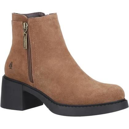 Hush Puppies Ankle Boots - Tan - HP-39634-74269 Adele