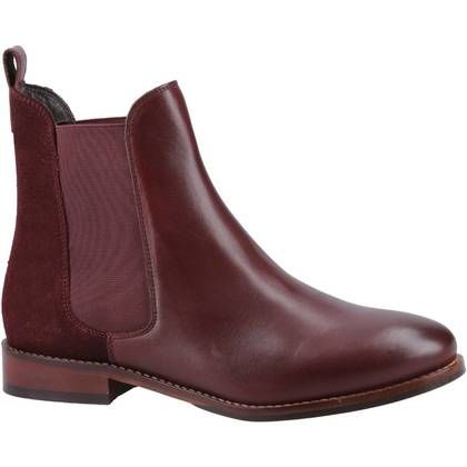 Hush Puppies Ankle Boots - Wine - HP-37868-73912 Colette