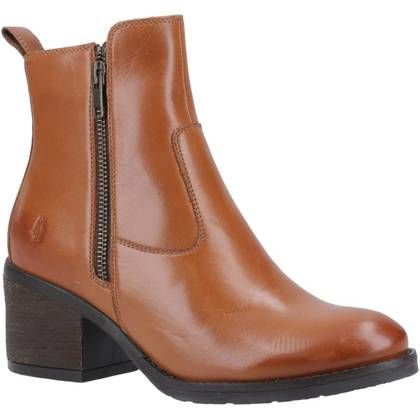 Hush Puppies Ankle Boots - Tan - HP-35680-70568 Helena