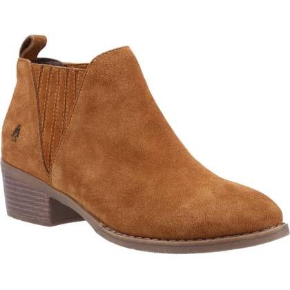 Hush Puppies Ankle Boots - Tan - HPW1000-187-2 Isobel