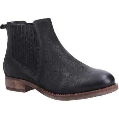 Hush Puppies Ankle Boots - Black - HPW1000-222-1 Edith