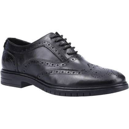 Hush Puppies Smart Shoes - Black - HPM2000-170-1 Santiago