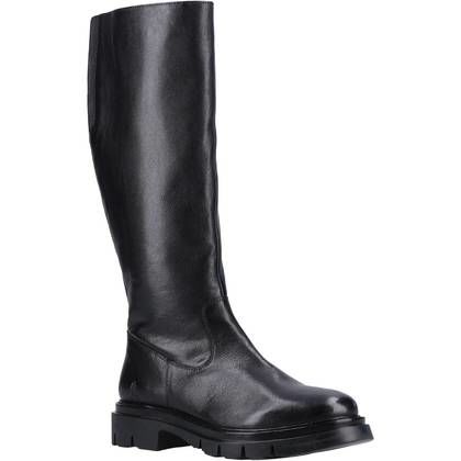 Hush Puppies Knee High Boots - Black - HP-37849-70524 Rowan