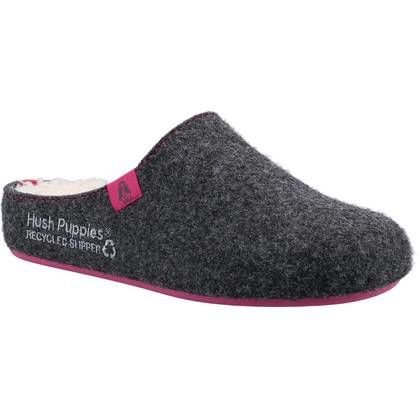 Hush Puppies Slippers - Charcoal - HPW1000-189-4 The Good Slipper