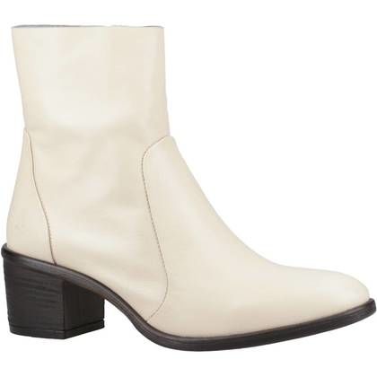 Hush Puppies Ankle Boots - Cream - HP-39604-73917 Winona