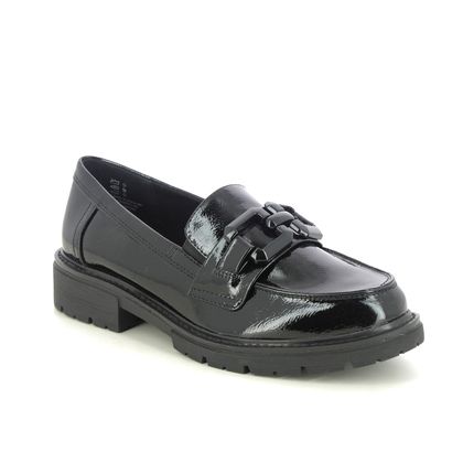 Jana Loafers - Black patent - 24764/41001 FLORIDA WIDE