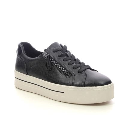 Jana Trainers - Black white - 23767/43001 LIMA ZIP WIDE