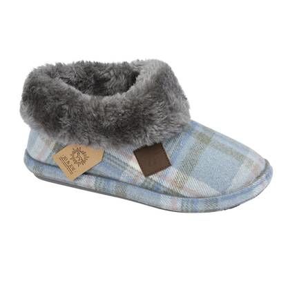 Jo and Joe Slippers - Slate Blue - 8764/01 GLENROYAL