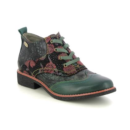 Laura Vita Lace Up Boots - Turquoise - SL1205/7U COCRALIEO 47