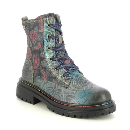 Laura Vita Biker Boots - Blue - SL022/4A KANDYO 24