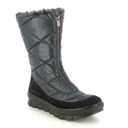 Legero Winter Boots - Black Suede - 2000284/0000 NOVARA GTX ZIP