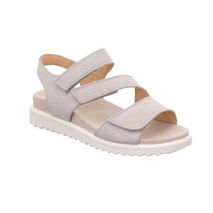 Legero Comfortable Sandals - Light Grey Nubuck - 2000781/2510 MOVE    MARIGO