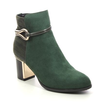 Lotus Heeled Boots - Green - ULB292/90 AUTUMN GREEVE