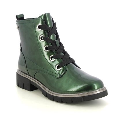 Womens Green Boots Begg Shoes