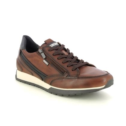 Pikolinos Casual Shoes - Tan Leather - M5N6237C1/202 CAMBIL ZIP