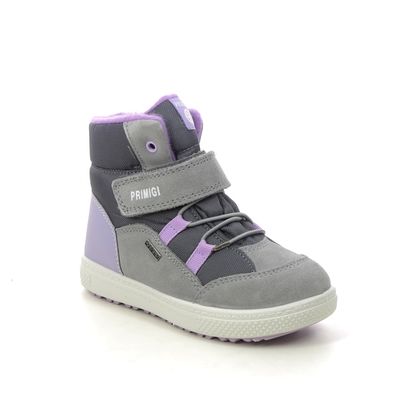 Primigi Infant Girls Boots - Grey suede - 6852522/03 BARTH BUNGEE GTX