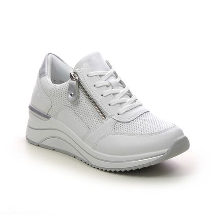 Remonte Trainers - White Silver - D0T06-80 RANZIP WEDGE