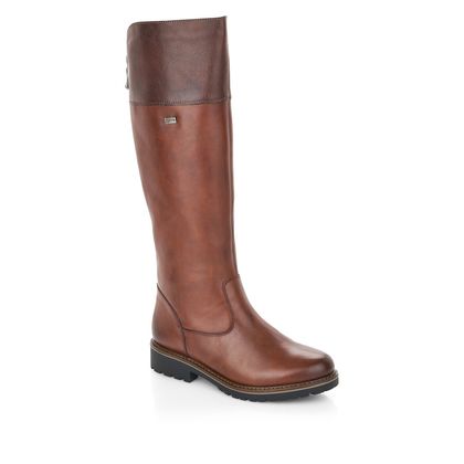 Remonte Knee High Boots - Tan Leather  - R6581-22 INDAH TEX