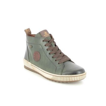 Remonte Hi Top Boots - Green - D0771-54 TANALOBO TEX