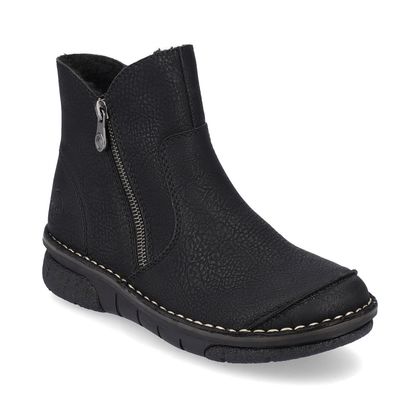 Rieker Ankle Boots - Black - 73357-00 JOLLY ZIP