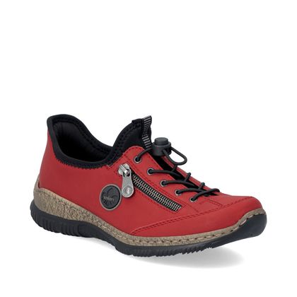 Rieker Trainers - Red - N3267-33 MEMDISC READY