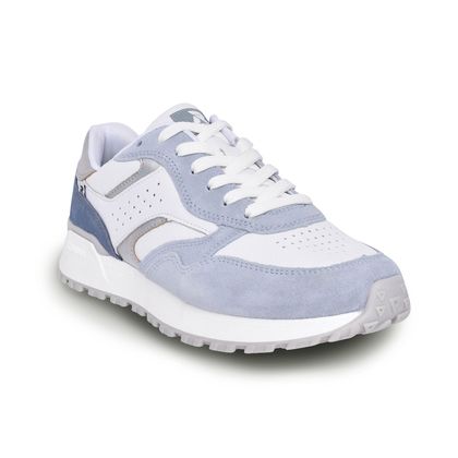 Rieker Trainers - White Blue - W0607-81 VAPO EVO