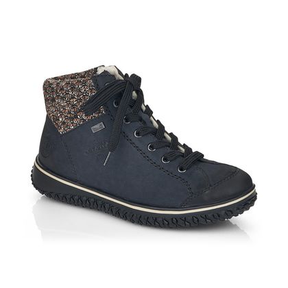 Rieker Hi Top Boots - Navy - Z4243-14 GRIPTAR TEX