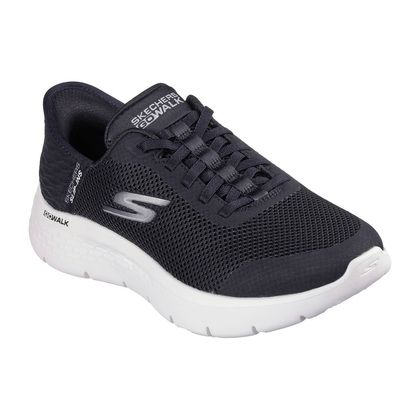 Skechers Trainers - Black white - 124836 SLIP INS GO WALK BUNGEE