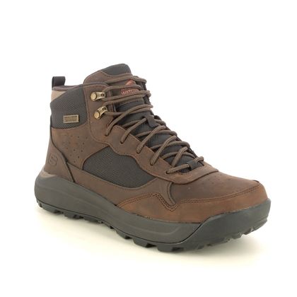 Skechers Outdoor Walking Boots - Cocoa Brown - 210932 CAMBERT HI TEX