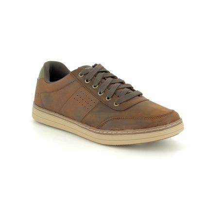 Skechers Benago Treno 66204 CDB Brown comfort shoes