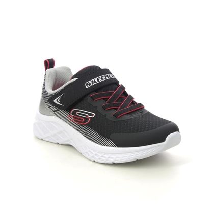 Skechers Boys Trainers - Black Silver - 403924L MICROSPEC ZORVIX