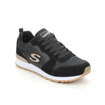 skechers black trainers