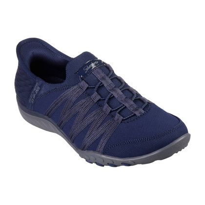 Skechers Comfort Lacing Shoes - Navy - 100593 SLIP INS BREATHE EASY