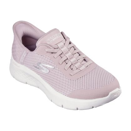 Skechers Trainers - Mauve - 124836 SLIP INS GO WALK BUNGEE