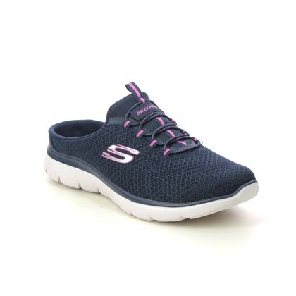 Skechers Slippers - Navy Pink - 149529 SUMMITS MULE