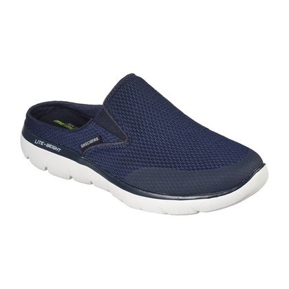 Skechers Flex Backless Black Mens mules 232232