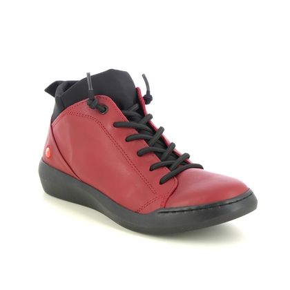 Softinos Ankle Boots - Red leather - P900549/050 BIEL BECKY BUNGEE