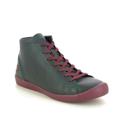 Softinos Lace Up Boots - Green - P900653/032 IBBI IVY CHUKKA