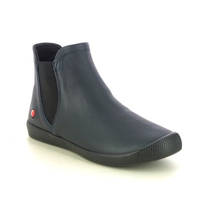 Softinos Chelsea Boots - Navy leather - P900650/017 ITZI IVY CHELSEA