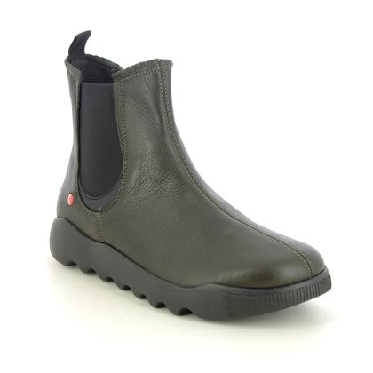 Softinos Chelsea Boots - Khaki Leather - P900765/002 WHAD WAVEY