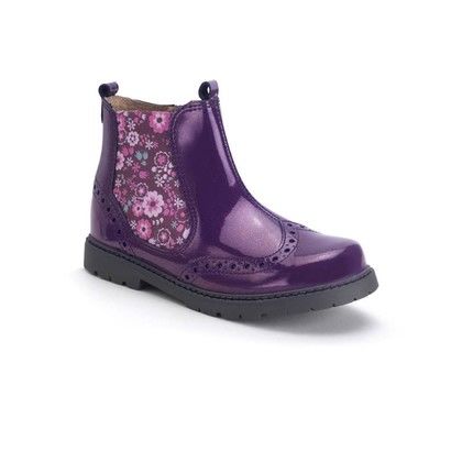 Start Rite Girls Boots - Purple Glitz - 1727-38F CHELSEA