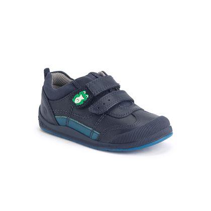 Start Rite Boys First and Toddler Shoes - Navy Leather - 1709-9 F HOPPER TICKLE