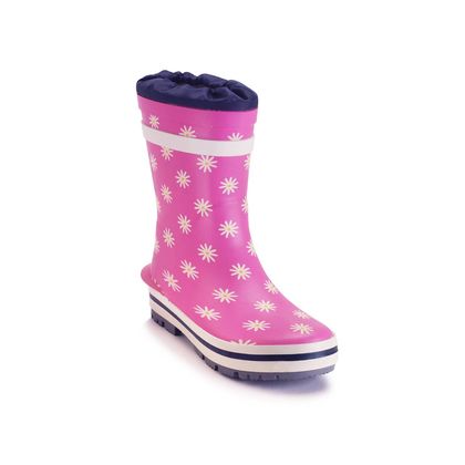 Start Rite Wellingtons - Pink - 9934-16 PUDDLE DAISY