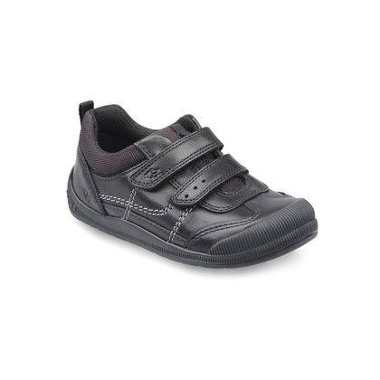 Start Rite Boys Shoes - Black leather - 1731-7 F TICKLE