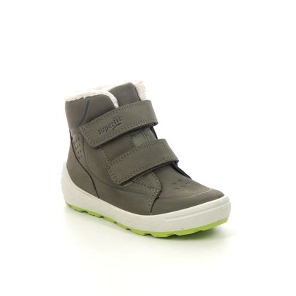 Superfit Infant Boys Boots - Khaki Leather - 1106317/7000 GROOVY GTX 2V