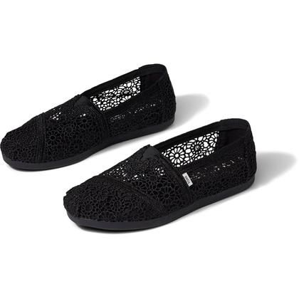 Toms Comfort Slip On Shoes - Black - 10016254 Alpargata