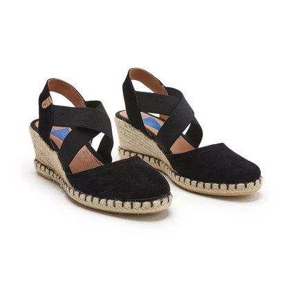 Verbenas Espadrilles - Black Suede - 060205 MILA