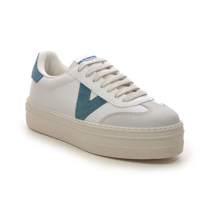 Victoria Trainers - White Leather - 1092169/94 BARCELONA