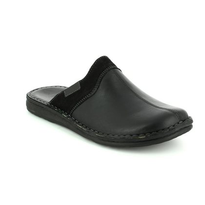 Walk in the City Slippers & Mules - Black leather - 2307/28800 LEAMU